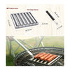 Acier Inoxydable Hot Dog Grillé Saucisse Grill Barbecue Plateau Outil