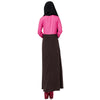 Muslimisch Motley Locker Langes Kleid Langärmlig