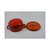 Enamel cast iron pot enamel cast iron pan export of the original   Orange