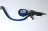 Pistol Style Tire Inflator Gun Chuck with Pressure Gauge Psi Dial Compressor Car