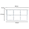Comb Honey Box Rectangle Transparent Food Level Plastic
