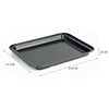 Horno Plato Antiadherente Hornear Tool Rectangular Pequeño Tamaño 24x18x2cm