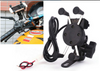 X-shape Cellphone Mount Universal Motorcycle Mount Cell Phone Holder USB Charger