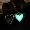 NecklaceHeart Shape Noctilucence Pendant Necklace