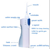 Oral Water Flosser Cordless Portable Teeth Cleaner