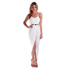 Casual Thigh Split Bodycon Wrap Style Party Dress