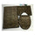Leopard Print 3pcs Set Toilet Seat Ground Mat Carpet