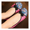 Peacock Old Beijing Cloth Embroidered Shoes