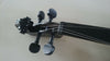 Student Acoustic Violin Size 3/4 Maple Spruce with Case Bow Rosin Black Color