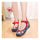 Sunflower National Style Woman Shoes Increased within Emboridered Shoes Old Beij