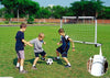 Fútbol Gol Bola y Juego Bomba Aire Portátil Interior Infantil Tamaño Grande
