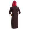 Muslim Short Dress Long Sleeve Knit Fake 2pcs Suit