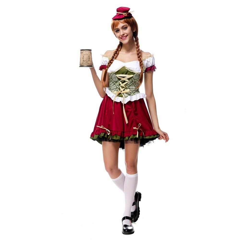 Bavaria  Woman Refinement Costume Beer Festival Waitress