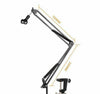 Portable Bureau Microphone Micro Suspension Boom Ciseaux Bras Support Pour