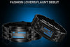 Waterproof Creative Date Digital LED Luminous steel Men Women Bracelet Watch