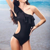 Sexy Fashionable Triangle Siamesed Swimwear Swimsuit Bathing Suit  black