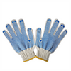 Cotton Gloves with Anti-slip Point and Elastic Knit Wrist Regular Size