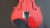 Student Akustische Violine Grösse 1/4 Ahorn Fichte mit Etui Schleife Harz Rot
