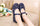 Old Beijing Shoes Slipsole Small Flower National Style Embroidered Shoes blue