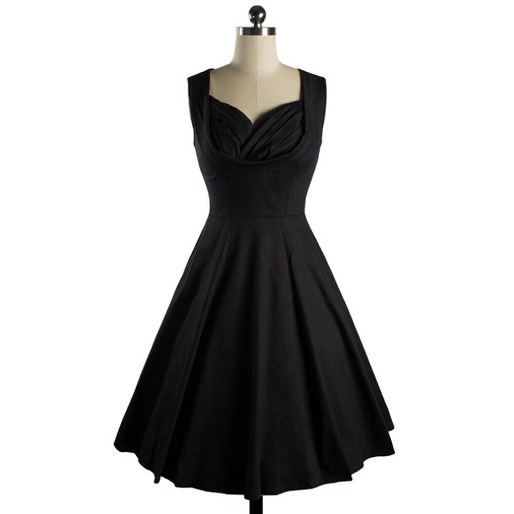 Big Peplum Boob Tube Top Square Collar Dress   black