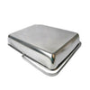 Handheld Towel Tray Stainless Steel Rectangle Dish for restaurant