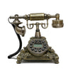 Antik Stil Zifferblatt Knopf Telefon Französischer Altmodische Kopfhörer