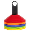 50 Cones with Holder Marker Disc Soccer Football Training Sports Free Holder