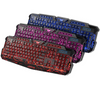 Gaming Tastatur 3 Colours Hintergrundbeleuchtung Verkabelte Multimedia Pc
