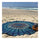 Round Tassel Knitted Beach Towel Lantern Towel Chiffon    blue