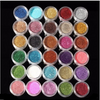30 Colors pro Maquillaje Brillo en polvo Pigmento Mineral Lentejuelas