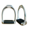 Aluminium Pferd Strirups mit Gummi Polster Hand Poliert