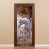 New 3D DIY PVC Waterproof  Door Wall Mural Sticker Unicorn qd058