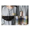 Summer Loose Plus Size Checks Middle Long Dress
