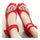 Sports Old Beijing Cloth Embroidered Shoes   Chinese red