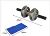 Double Roll-Back Roue Abdominal Gym Patins Entraînement Exercice Fitness