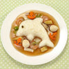 Bricolaje Cocina Onigiri Molde Creativo Bento Conejo Delfín Flor Pastel Molde