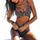 Floral Bikini Vintage Printing Swimwear Swimsuit Bathing Suit