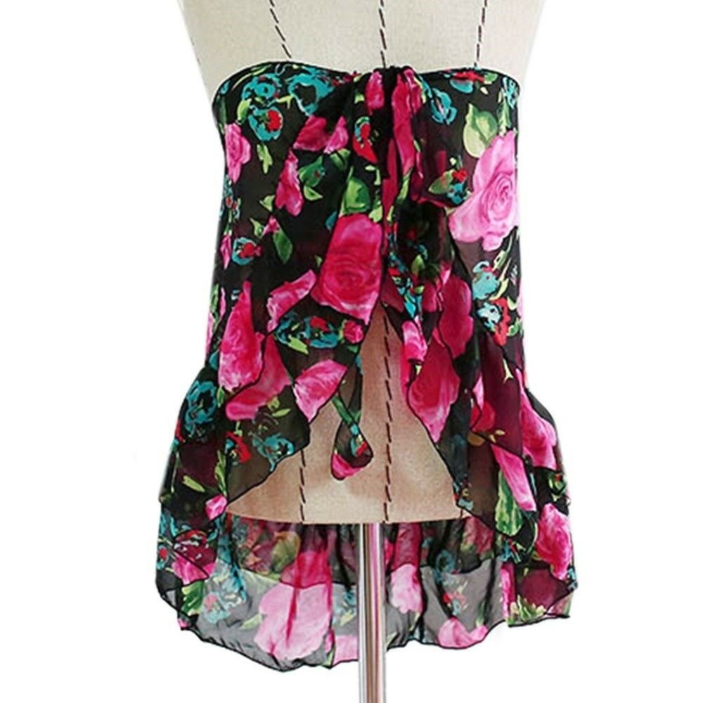 SPA Swimsuit Swimwear Bathing Suit Bikini 3pcs Multiple Wears  black