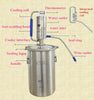 12L- 35L 304 Stainless Steel Alcohol Distiller Moonshine Still Distiller vodka