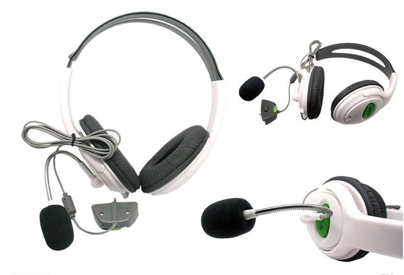 Auriculares Auriculares con Micrófono para Xbox 360 Mando