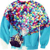 Womens Mens 3D Print Realistic Space Galaxy Animals Hoodie Sweatshirt Top Jumper