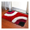 Irregular Color Door Ground Non-slip Mat Carpet   red irregular   60*90cm
