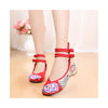 Old Beijing Cloth Shoes Assorted Colors Casual Tie Embroidered Shoes Slipsole Lo