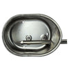 Oval Ellipse Stainless Steel Water Bowl Livestock  Automatic Pig Drinker