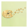 Lucky Clover Mirror Living Room Creative Wall Clock