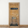 Neuf 3d Diy PVC Imperméable Porte Autocollant Mural Station Plateforme Qd011