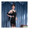 Sexy Femme Refinement Uniforme Sous-Vêtement Gland Robe Halloween Noir