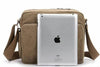 Vintage Hommes Multifonctionnel Canvas Sac à Bandoulière Serviette