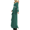 Muslimisch Damen Gewebe Langes Kleid