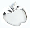 Acero Inoxidable Aderezo Plato Mostaza Plato con 2 Funda Manzana Forma